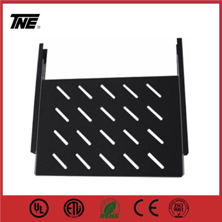 1U 4 Points Fixed 19 Rack Sliding Shelf