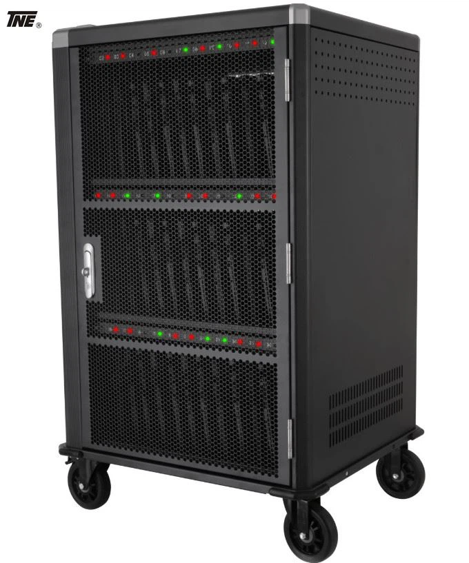 Tablet Charging Cart Laptop Charging Cart UL Certificated 36device Capacity